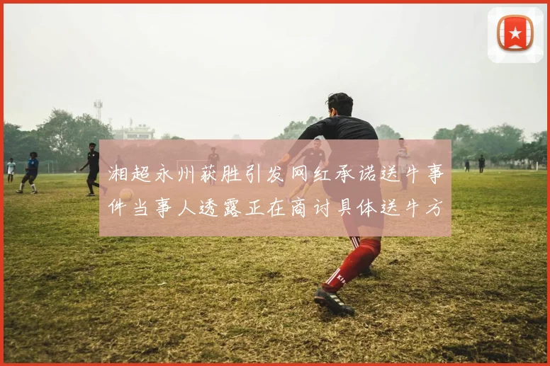 湘超永州获胜引发网红承诺送牛事件当事人透露正在商讨具体送牛方案